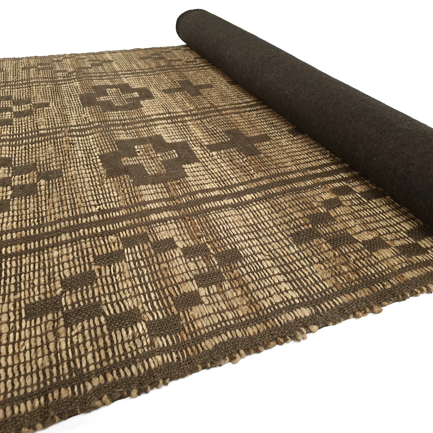 Tapis en jute - Daria (marron)