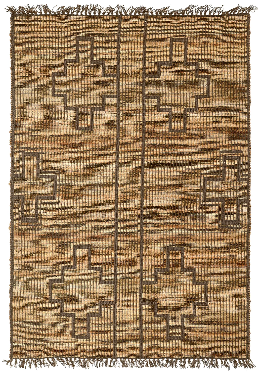 Tapis en jute - Kavita (marron)