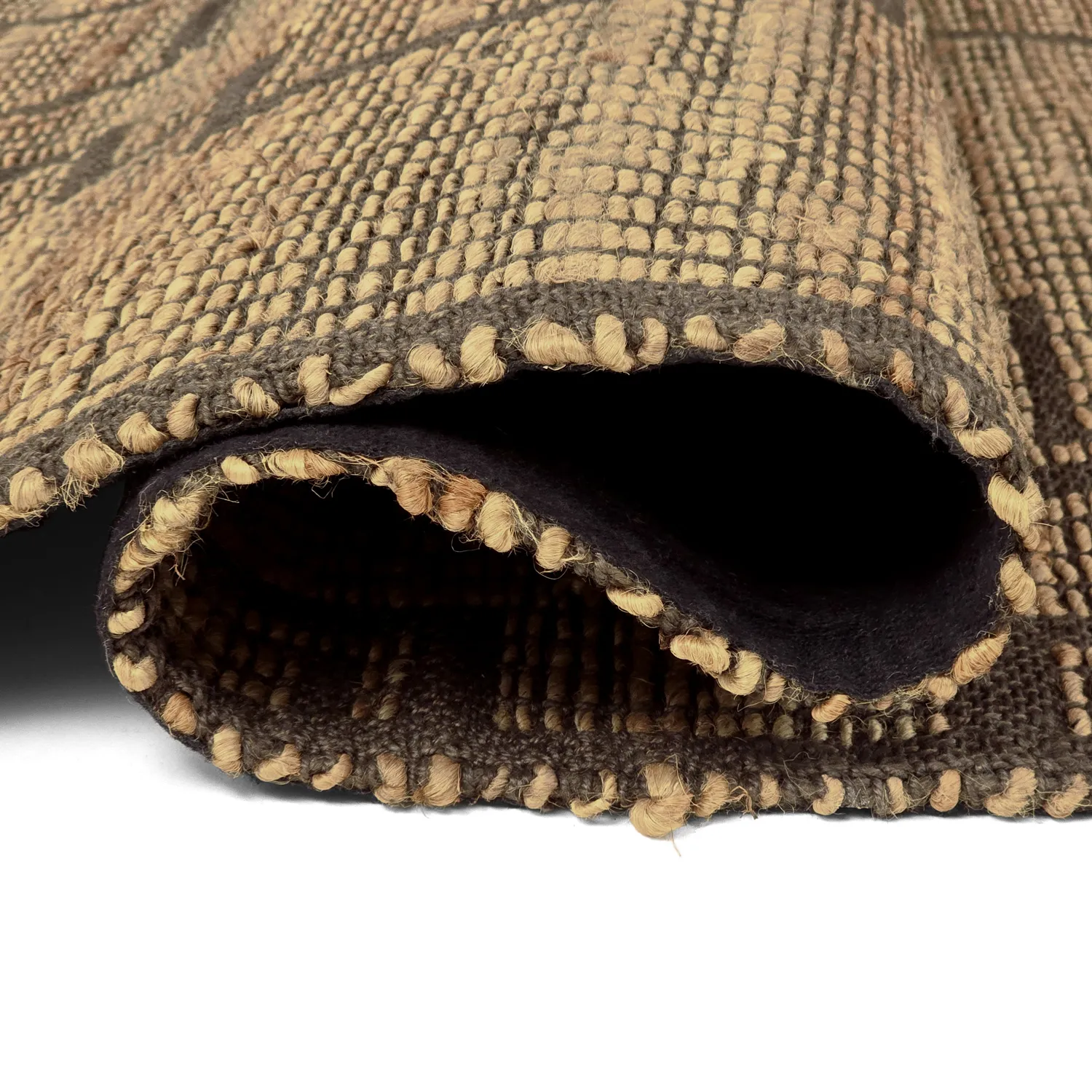 Tapis en jute - Kavita (marron)