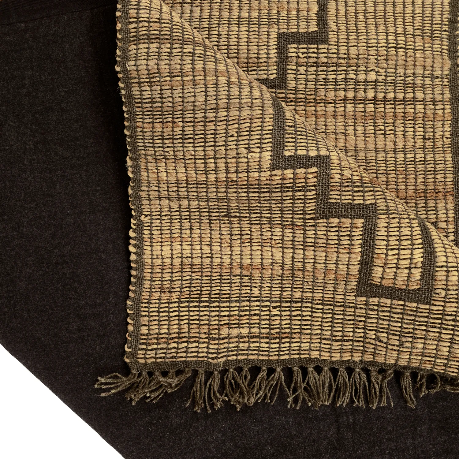 Tapis en jute - Kavita (marron)