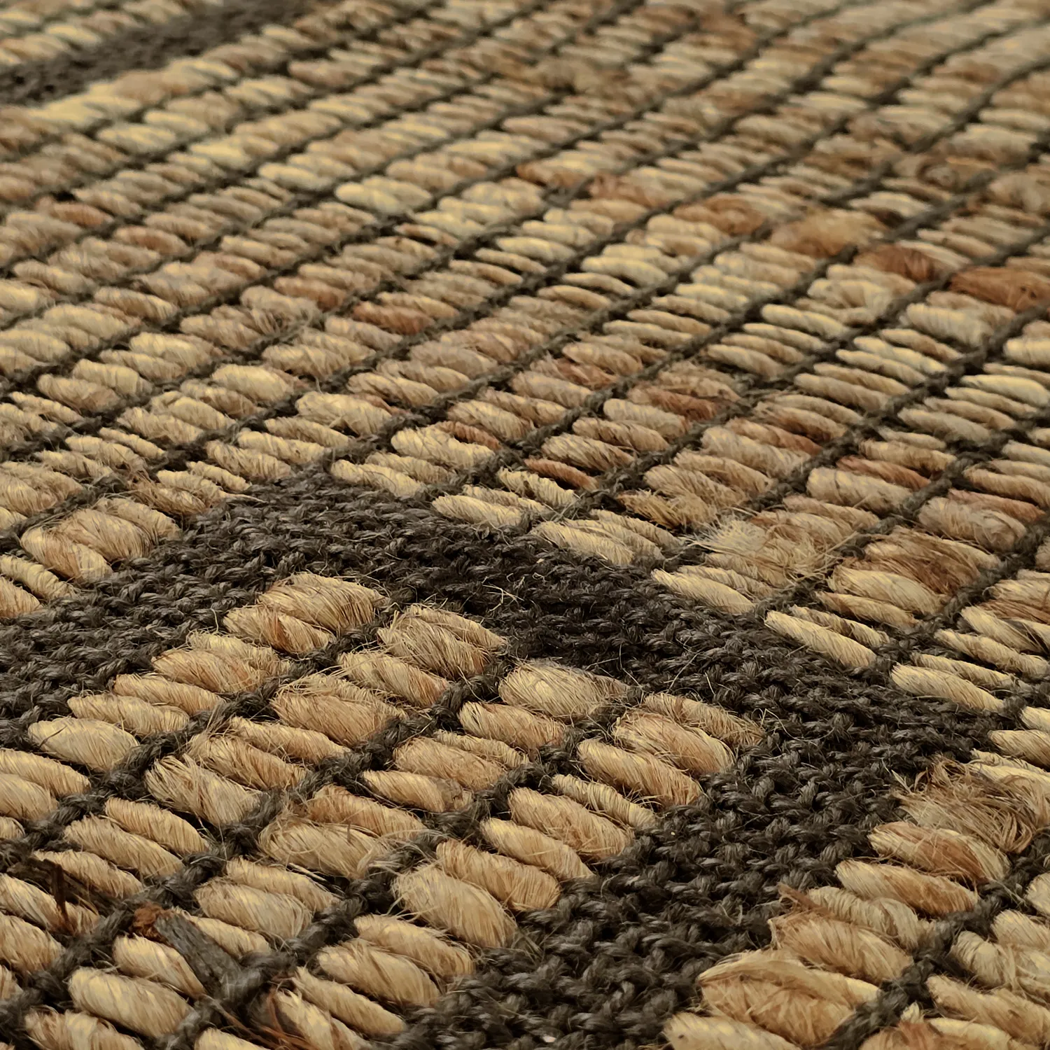 Tapis en jute - Kavita (marron)