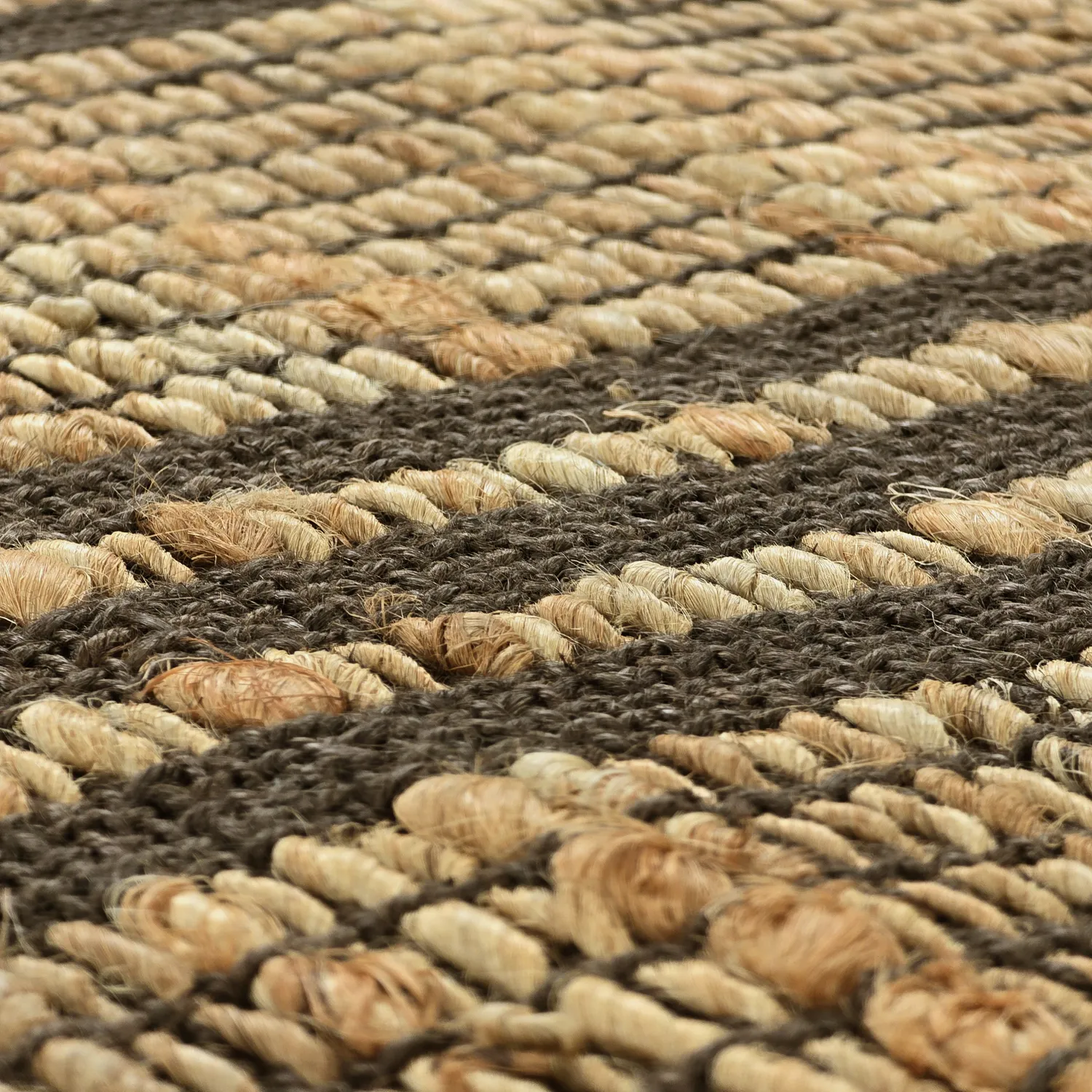 Tapis en jute - Sanah (marron)