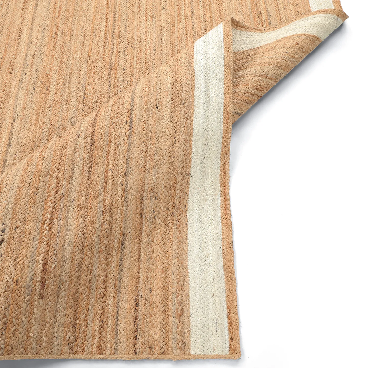 Tapis chanvre - Senaki (nature/blanc)