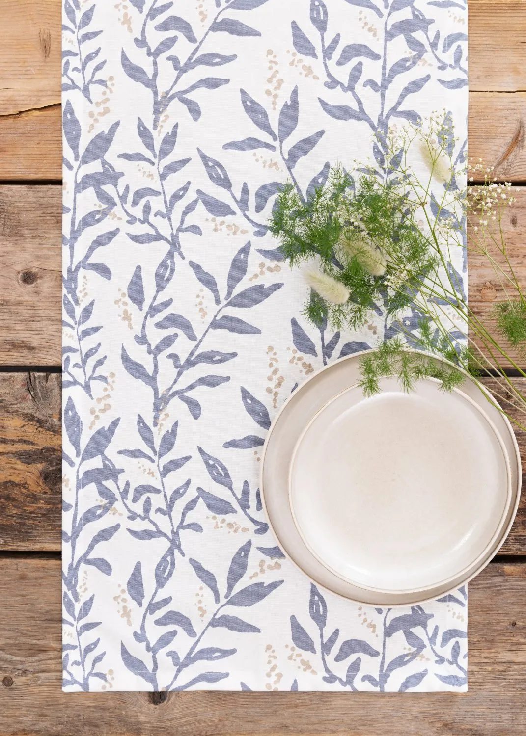 Chemins de table - Chemins Katri (bleu)