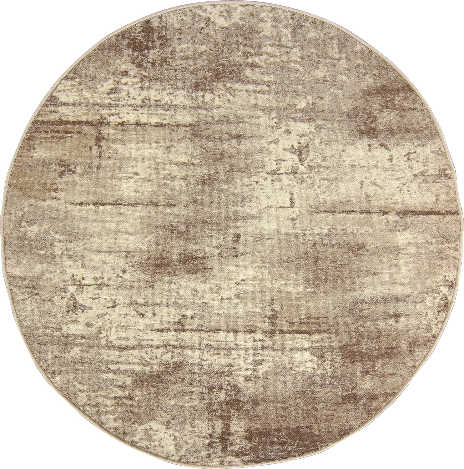 Tapis rond - Kebira (beige)