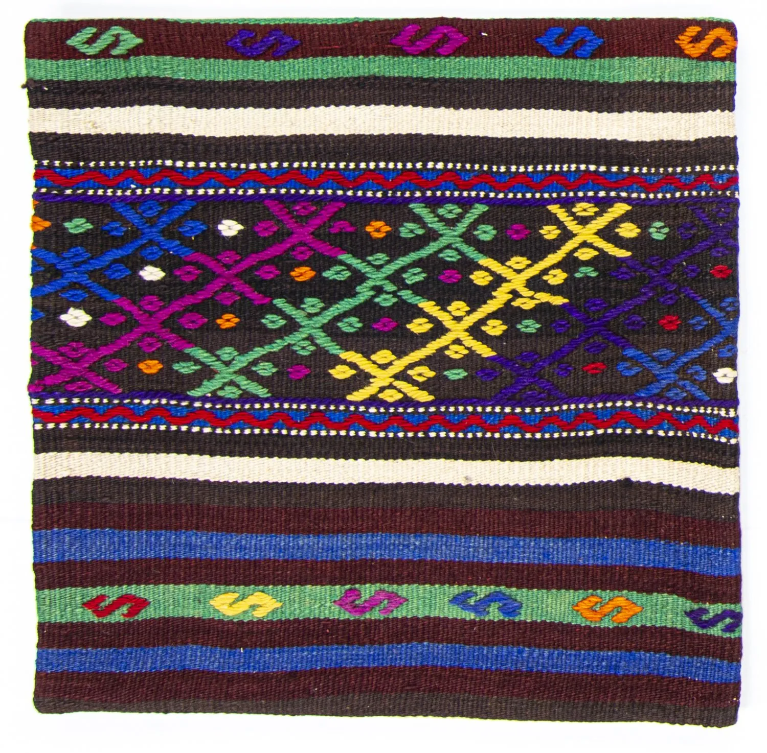 Housse de coussin Kelim 50 x 50 cm