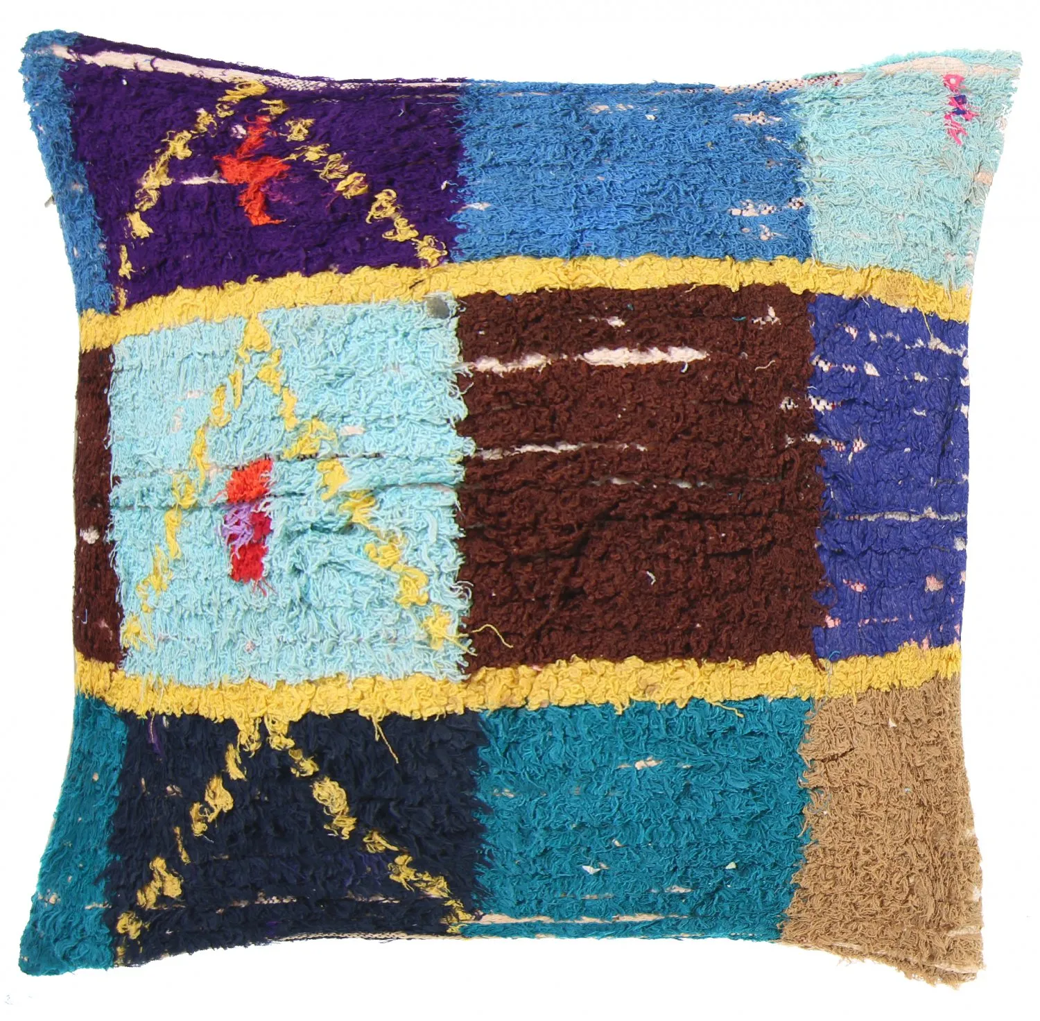 Housse de coussin - Boucherouite 75 x 75 cm