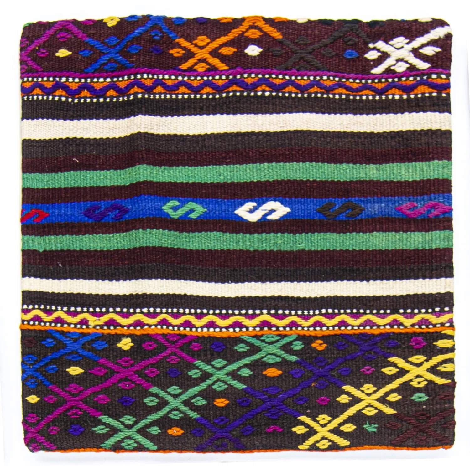 Housse de coussin Kelim 50 x 50 cm