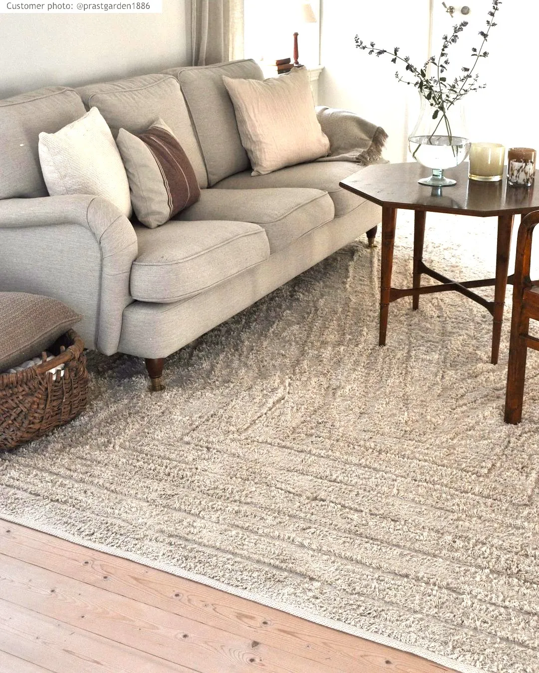Tapis à poils longs - Kendra Natural Cotton Shaggy (naturel)