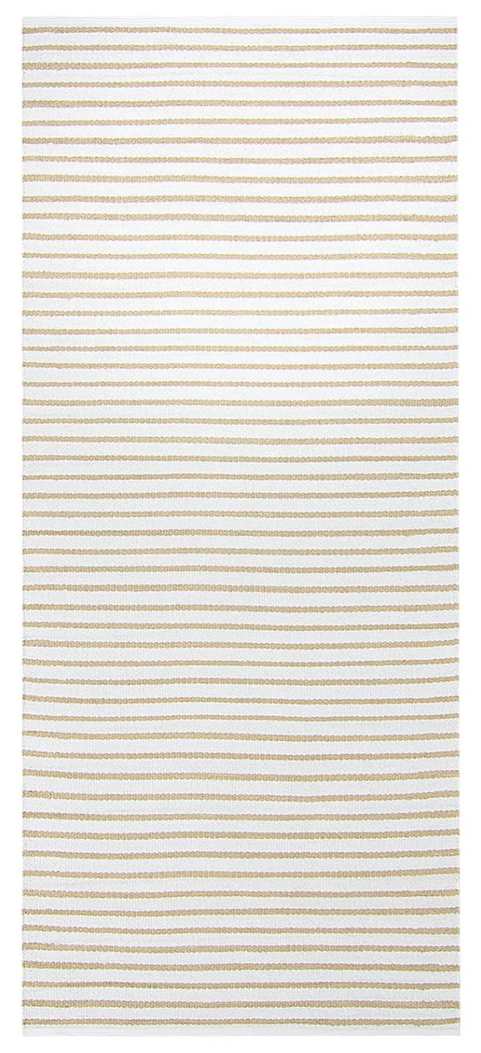 Tapis en plastique - Kensington (beige/blanc)