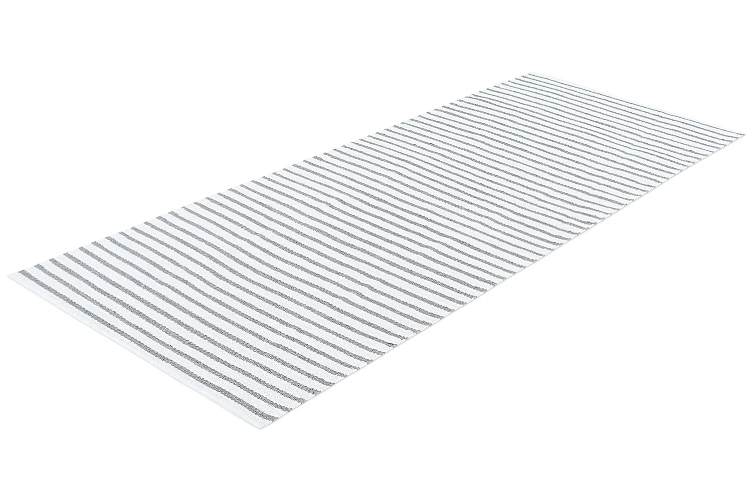 Tapis en plastique - Kensington (gris/blanc)