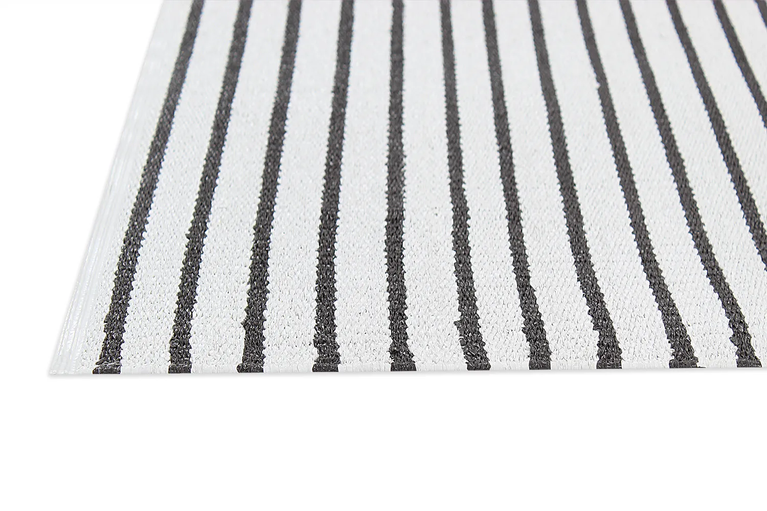 Tapis en plastique - Kensington (blanc/noir)