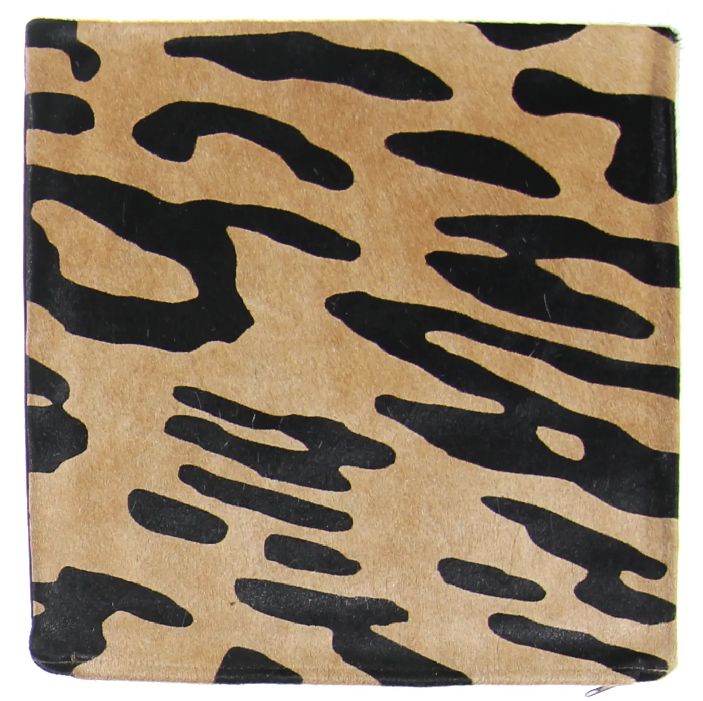 Housse de coussin en cuir bovin 45 x 45 cm