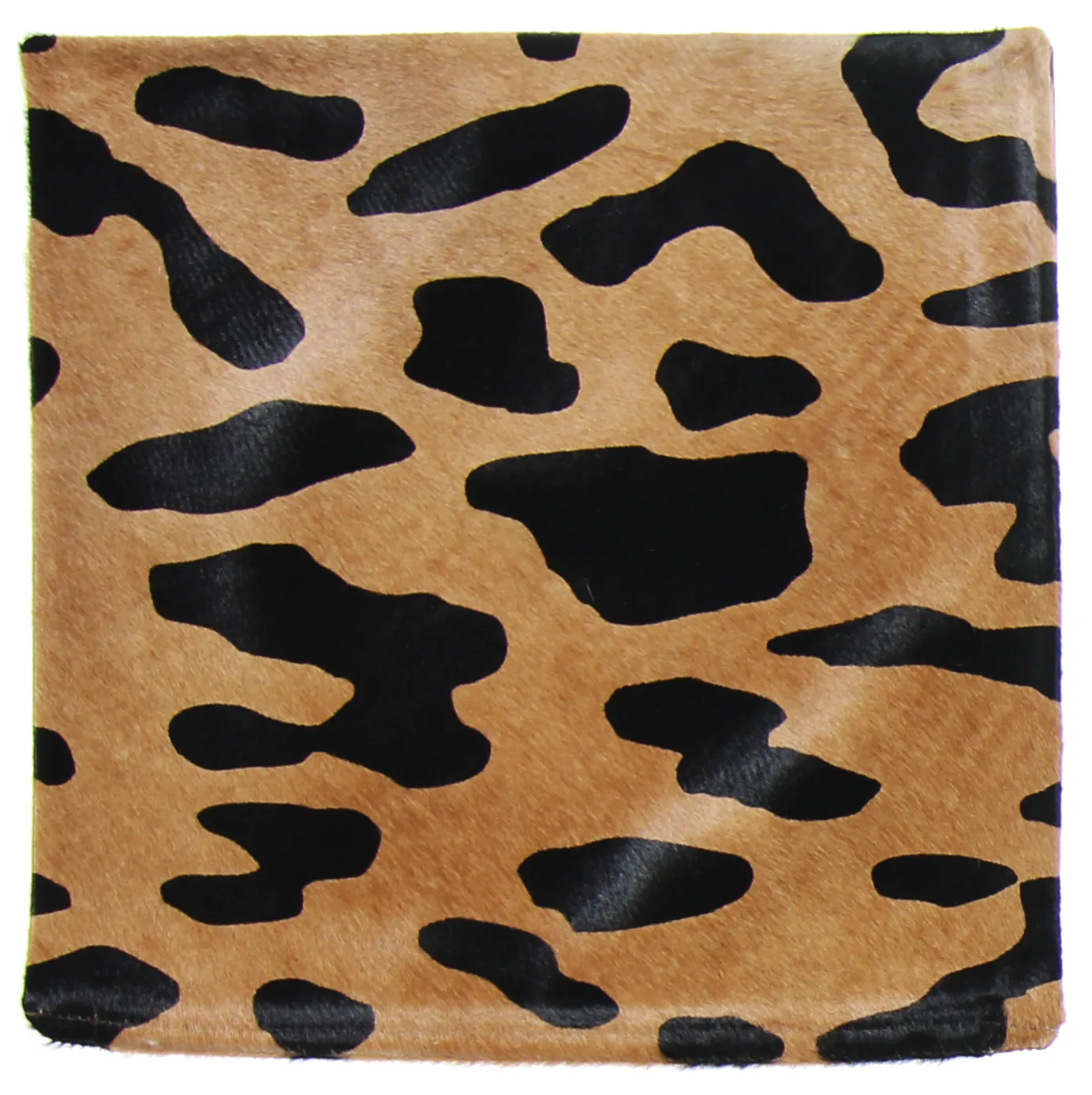 Housse de coussin en cuir bovin 45 x 45 cm
