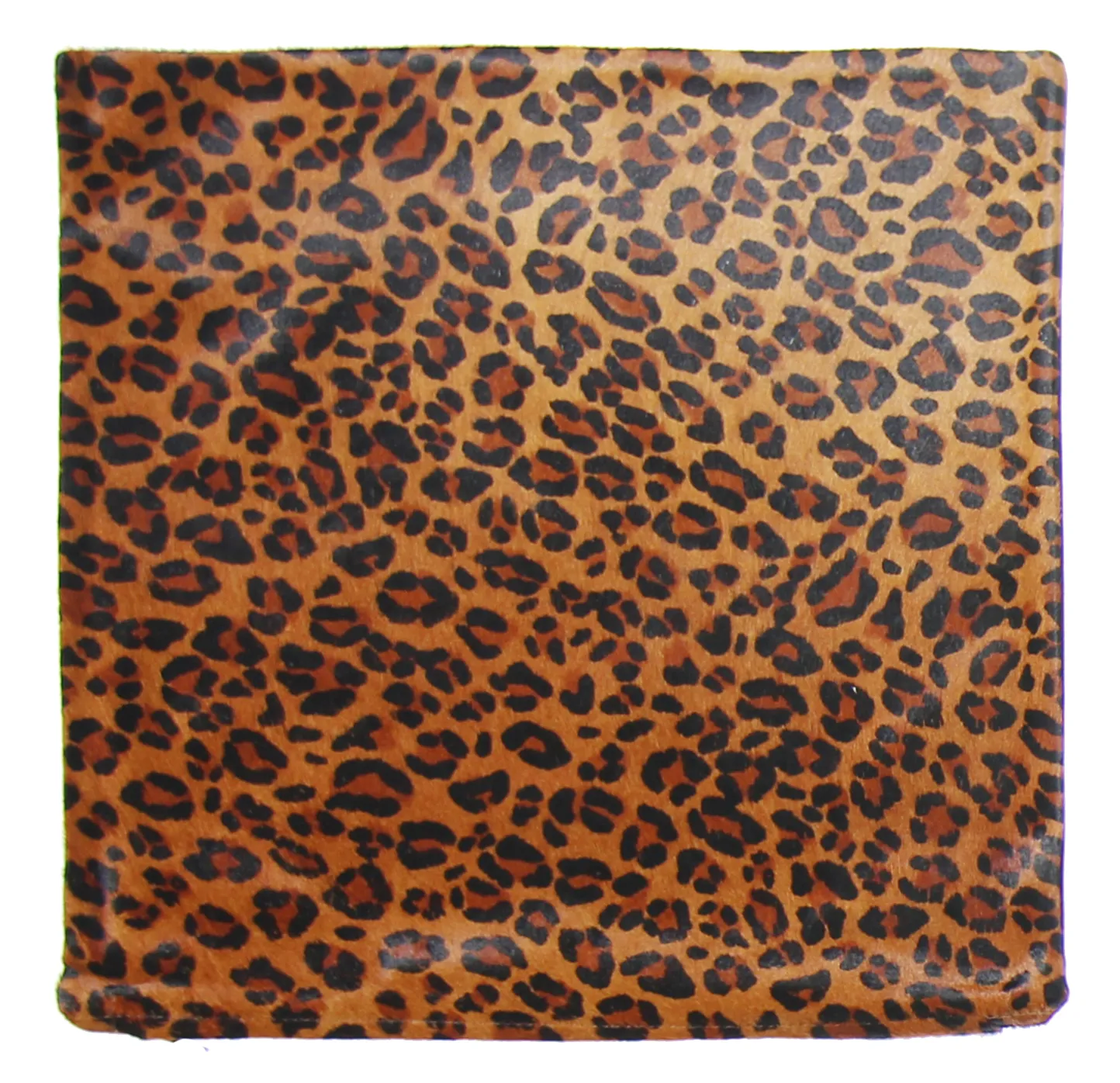 Housse de coussin en cuir bovin 45 x 45 cm