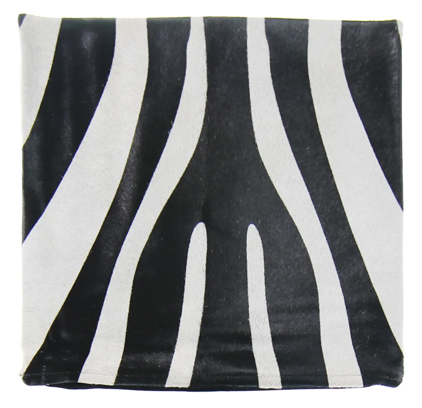 Housse de coussin en cuir bovin 45 x 45 cm