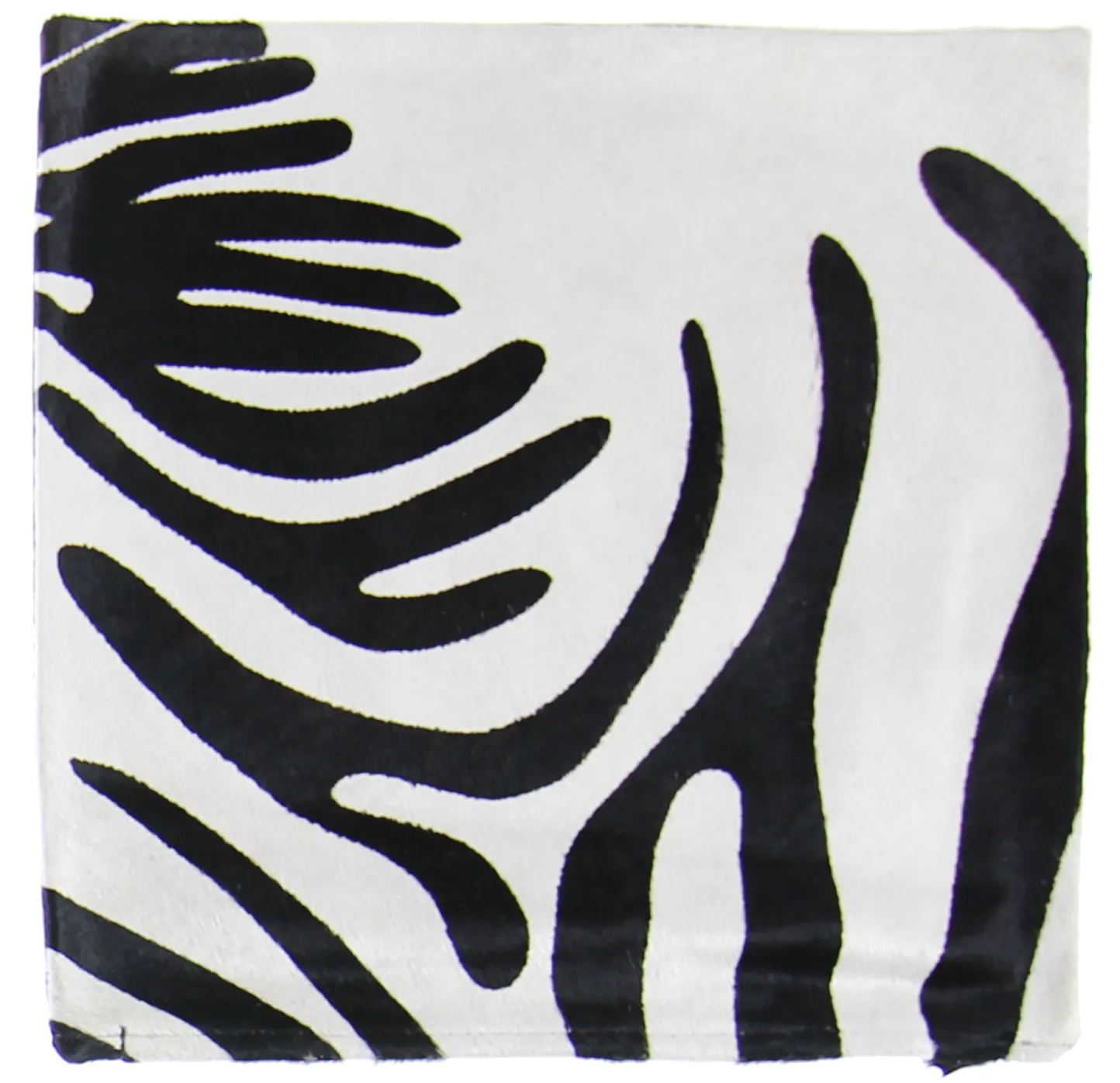 Housse de coussin en cuir bovin 45 x 45 cm