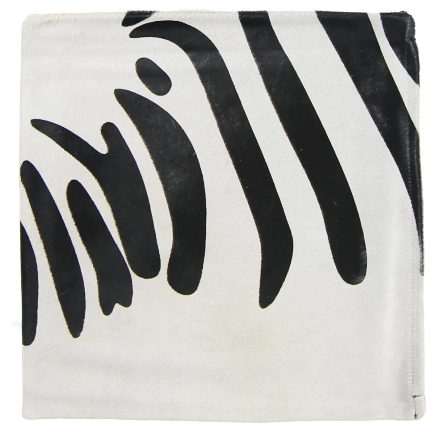 Housse de coussin en cuir bovin 45 x 45 cm