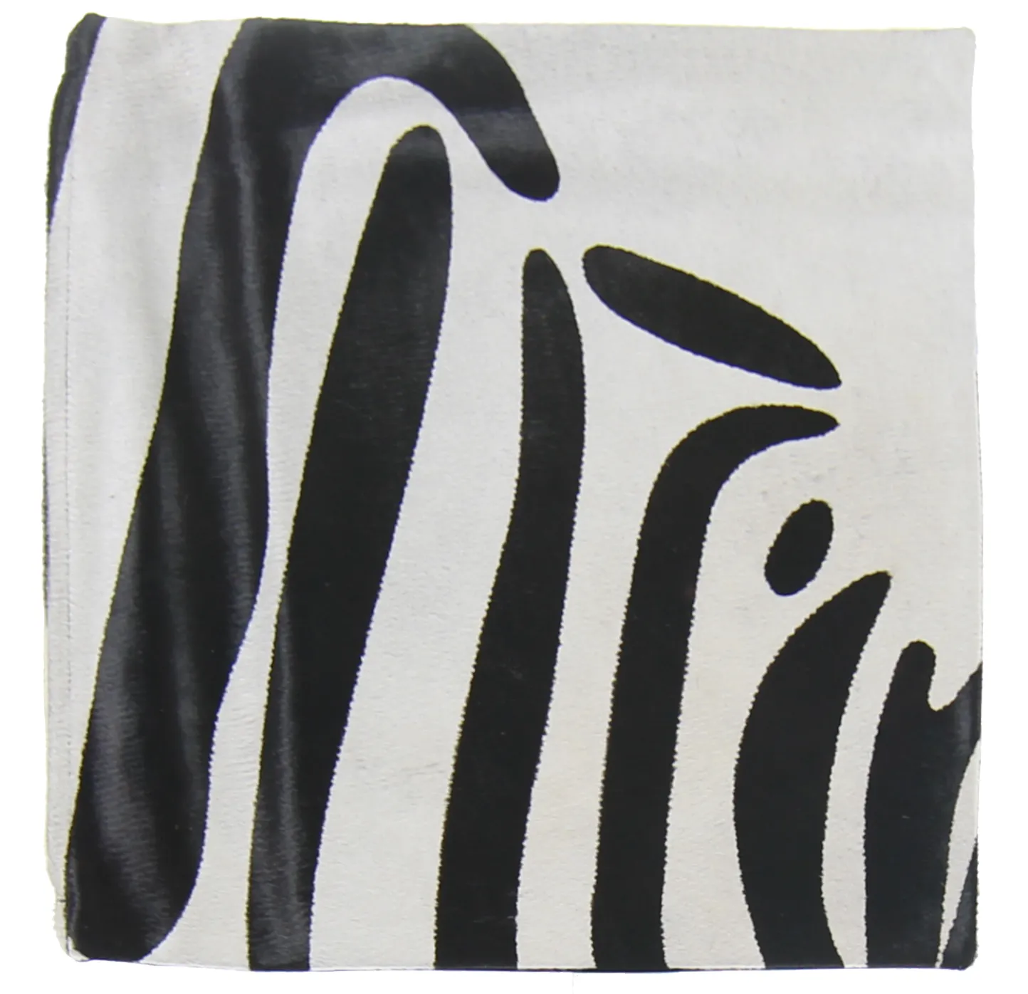 Housse de coussin en cuir bovin 45 x 45 cm