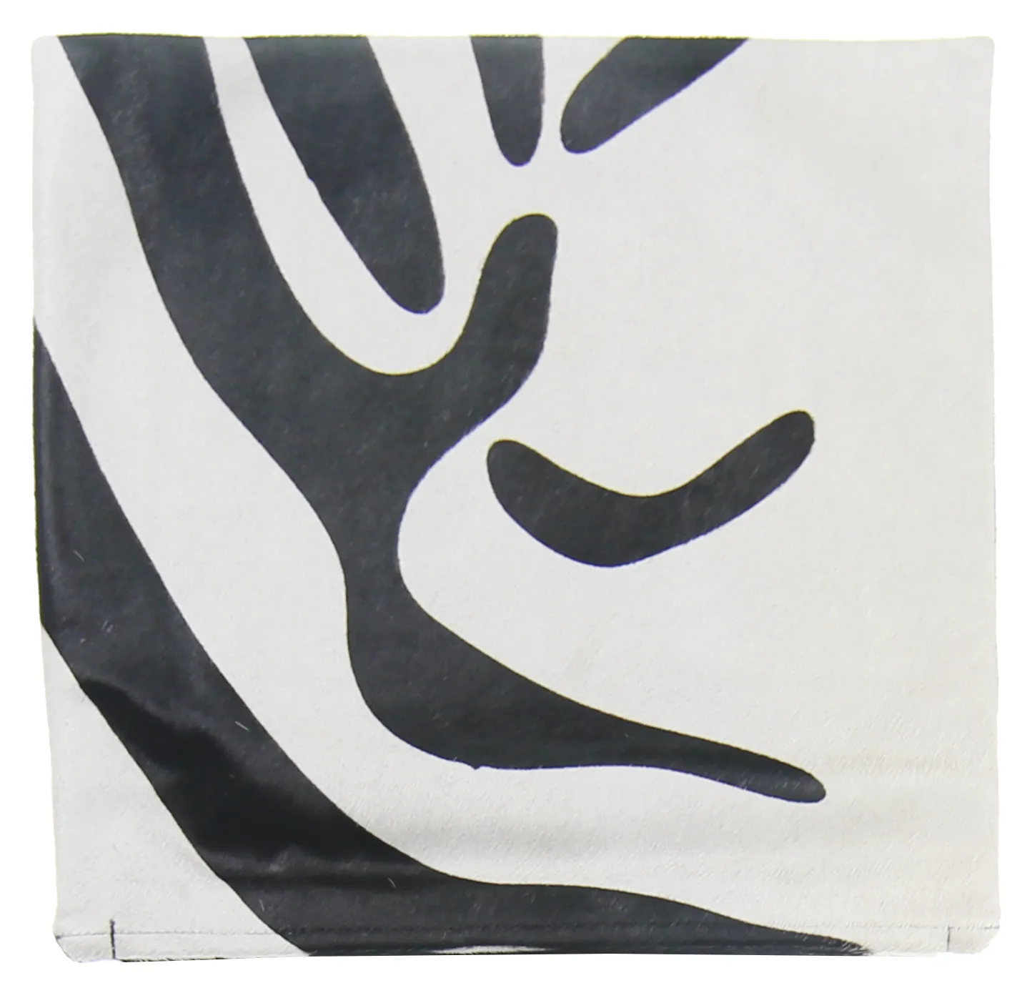 Housse de coussin en cuir bovin 45 x 45 cm