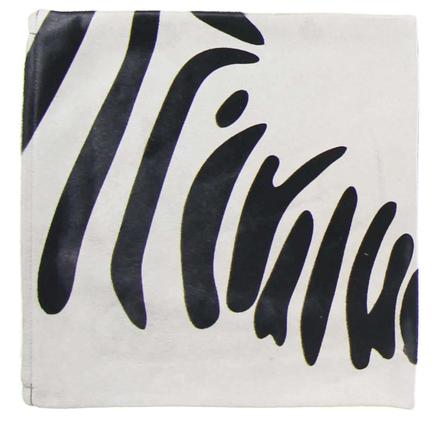 Housse de coussin en cuir bovin 45 x 45 cm