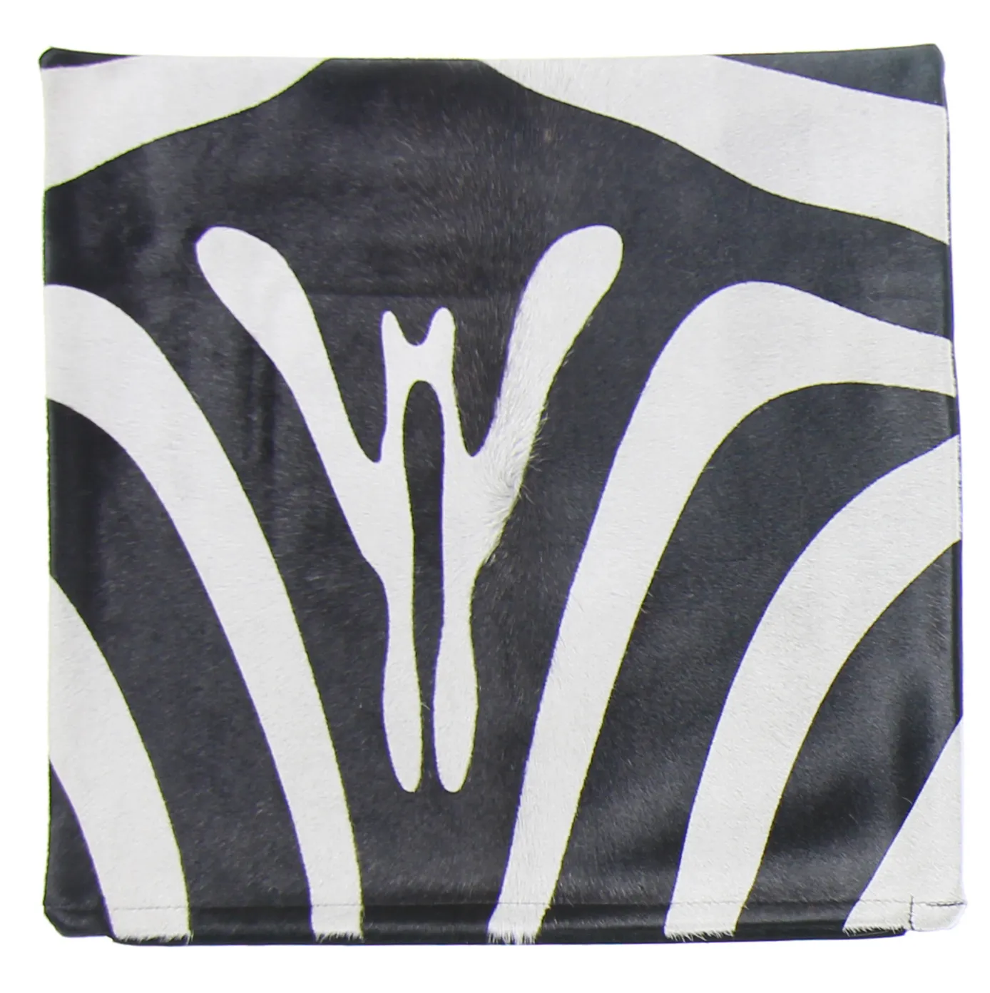 Housse de coussin en cuir bovin 45 x 45 cm