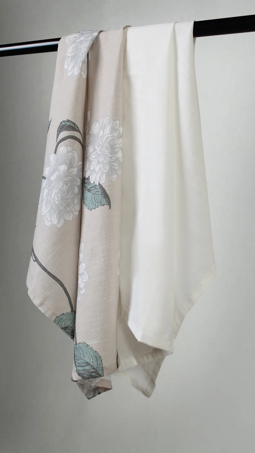 Torchon 2 unités - Alyssa (beige/gris)