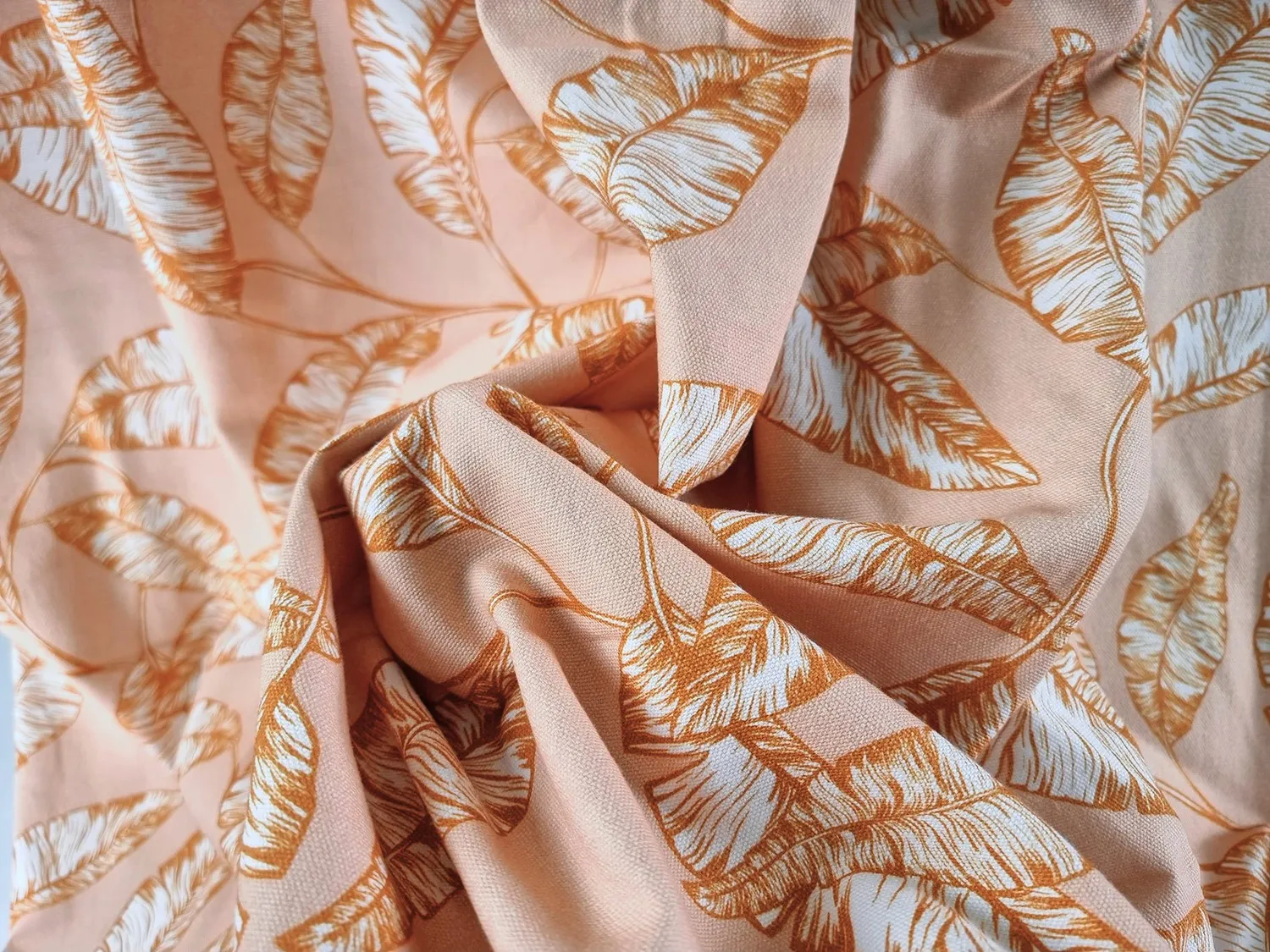 Torchon lot de 2 - Leaves (orange)