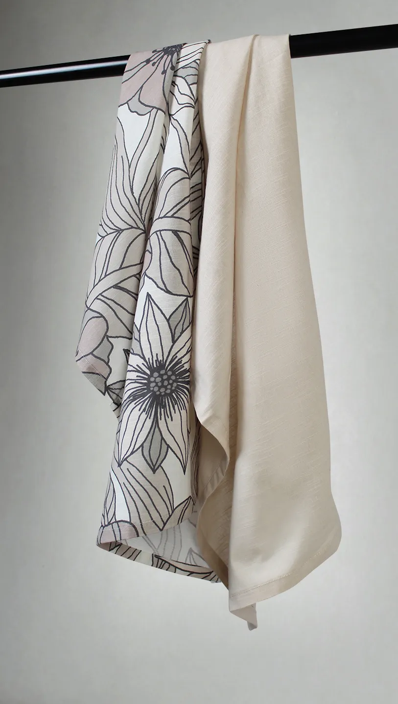 Torchon de cuisine 2 unités - Aurelia (beige)