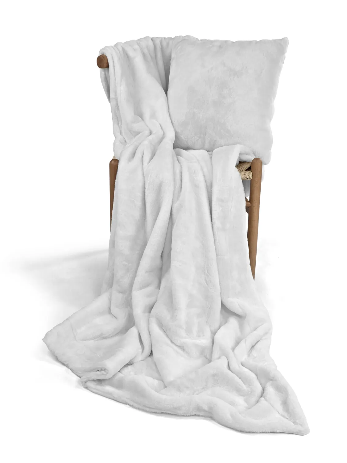 Housse de coussin - Aranga Super Soft (blanc)