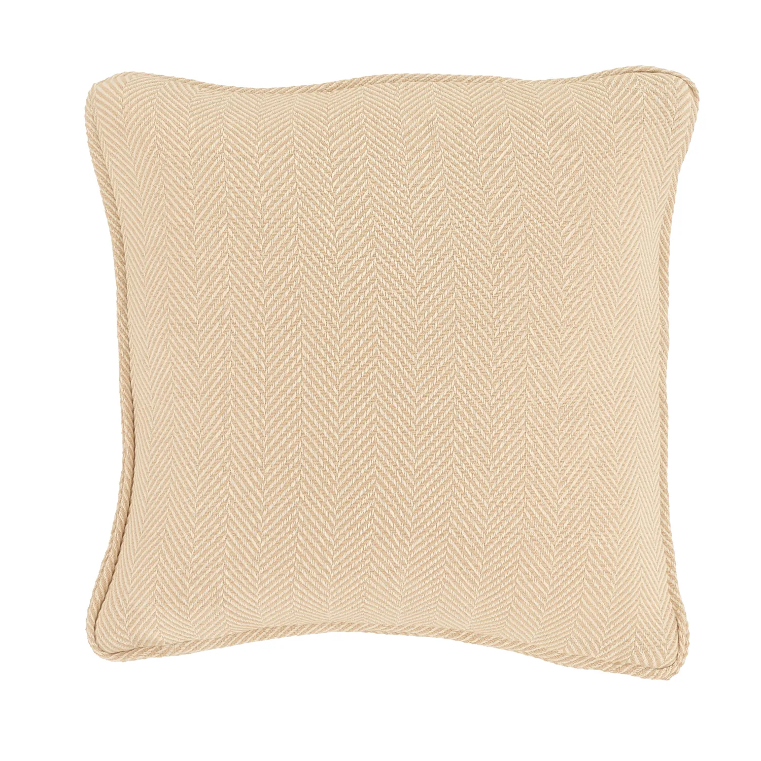 Housse de coussin - Denisa Fishbone (beige/blanc)