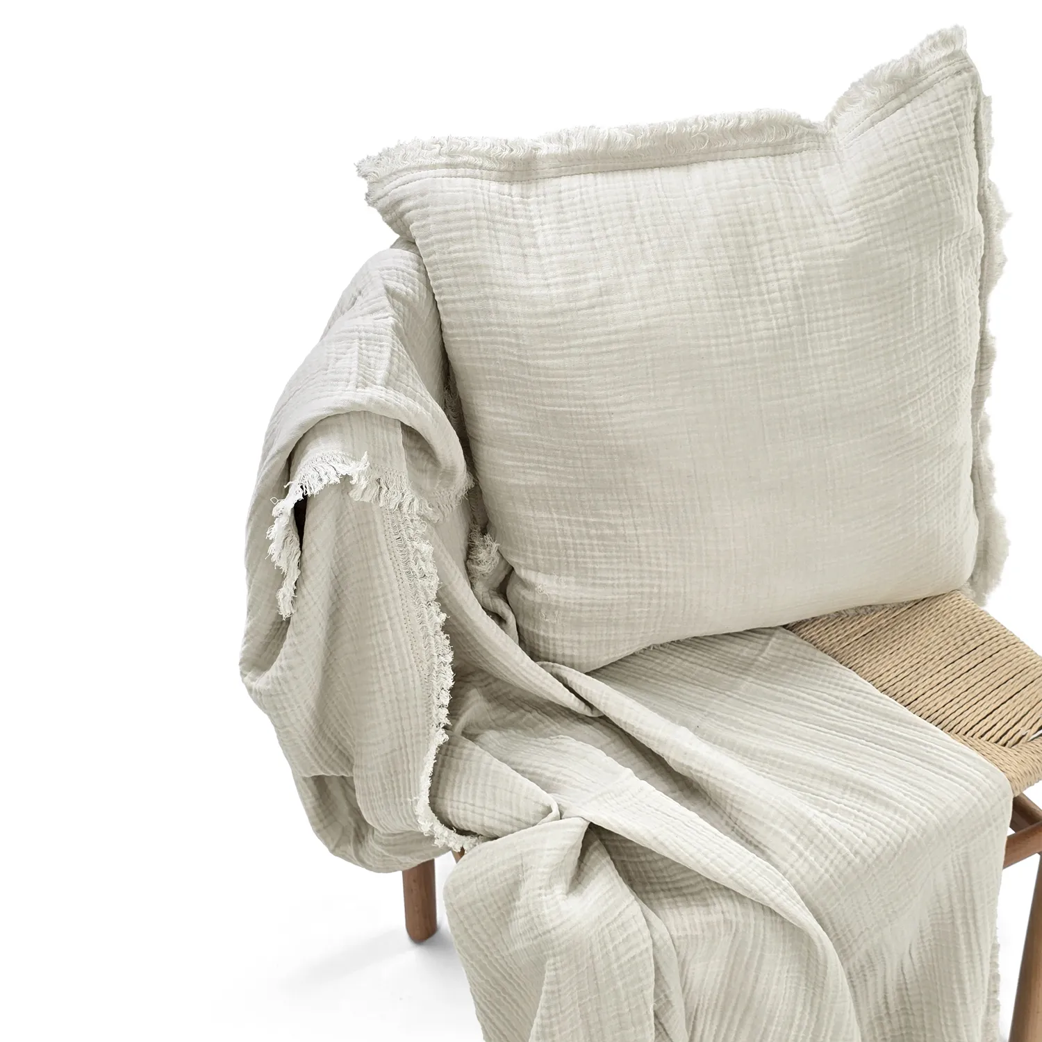 Housse de coussin - Dorena (gris)