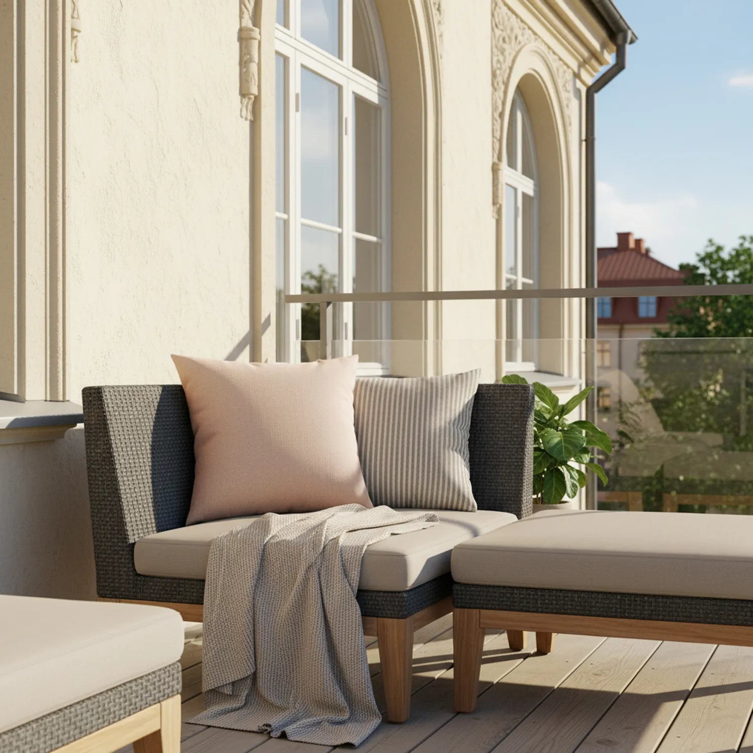 Housse de coussin - Luana (beige)