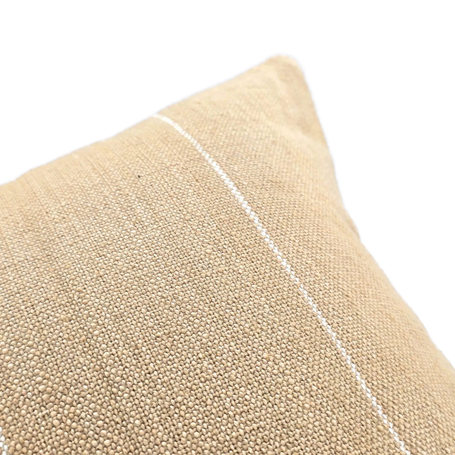 Housse de coussin - Martina Stripe (beige/blanc)