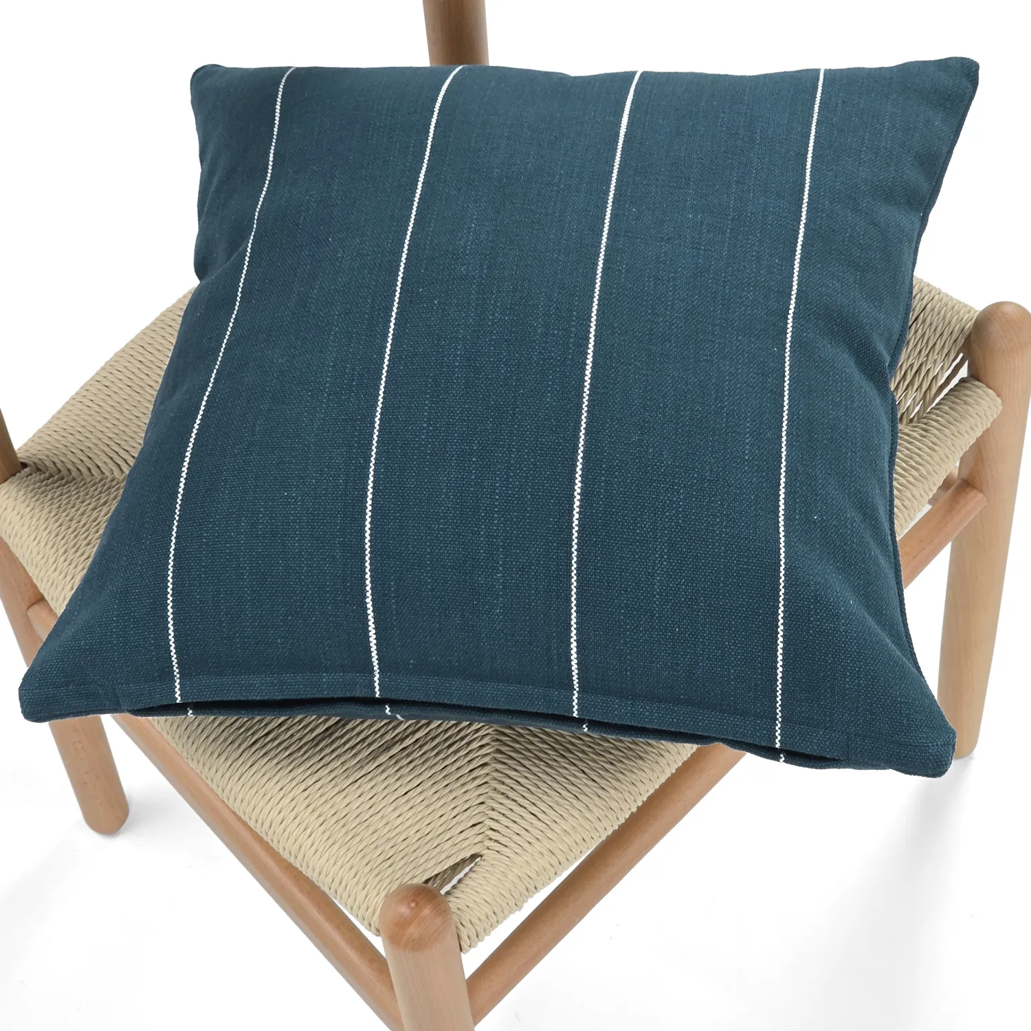 Housse de coussin - Martina Stripe (bleu/blanc)