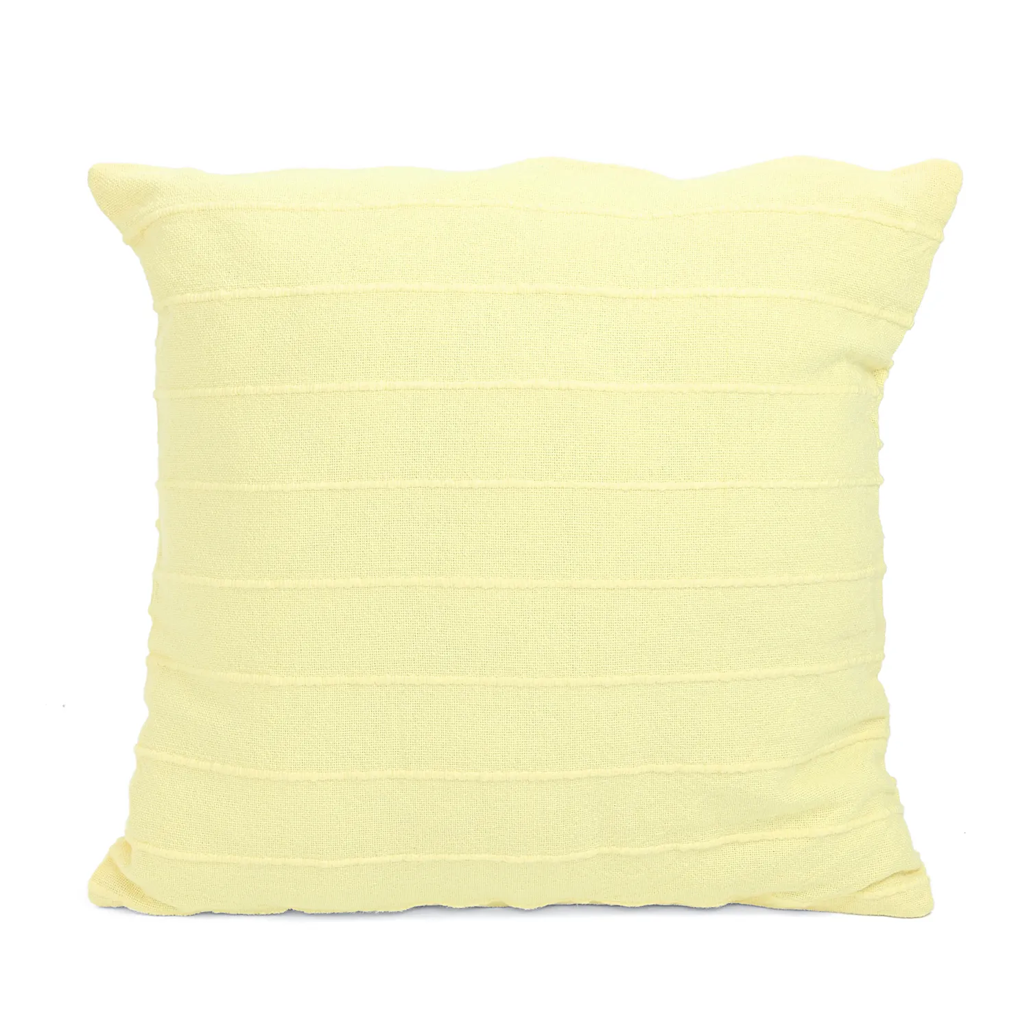 Taie d'oreiller - Nalani cotton cushion cover (jaune clair)