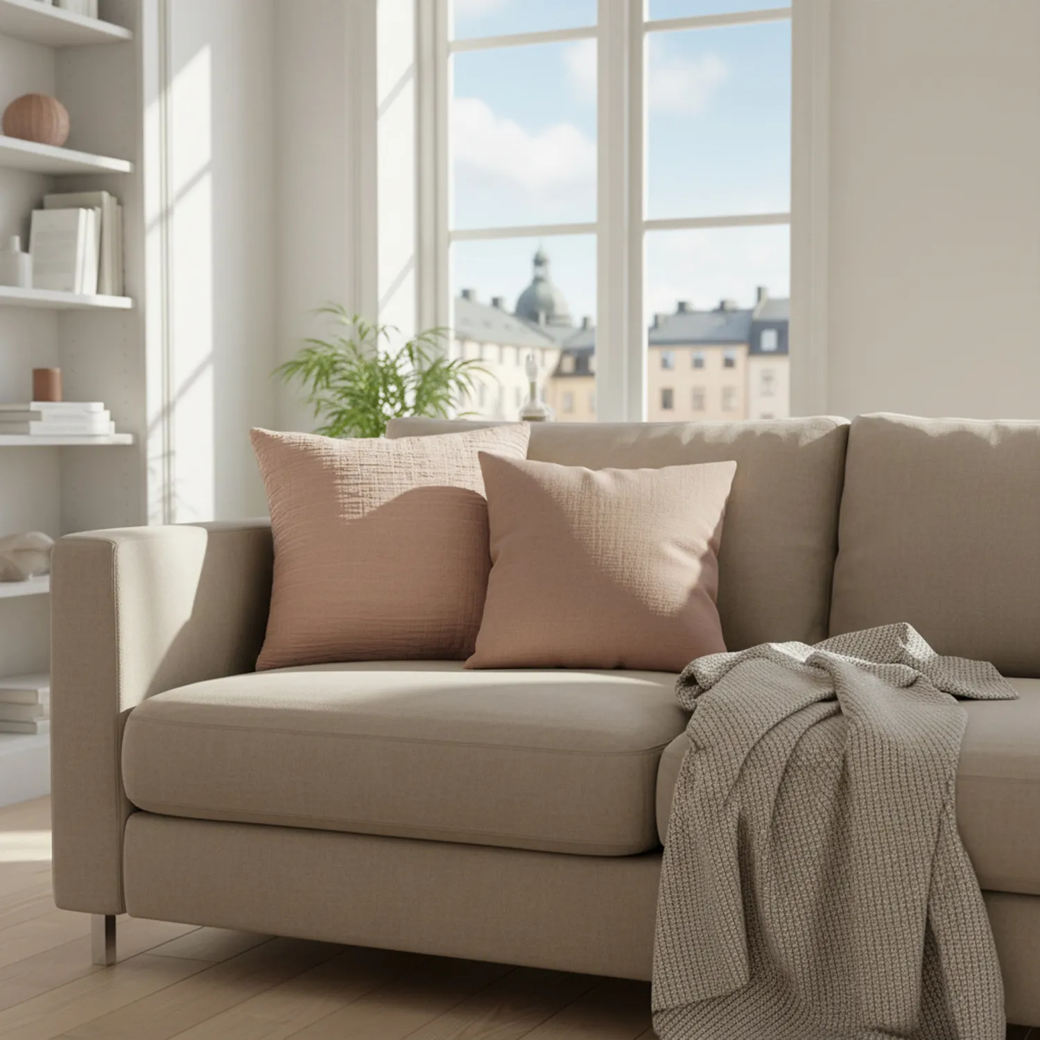 Housse de coussin - Vanja (gris)