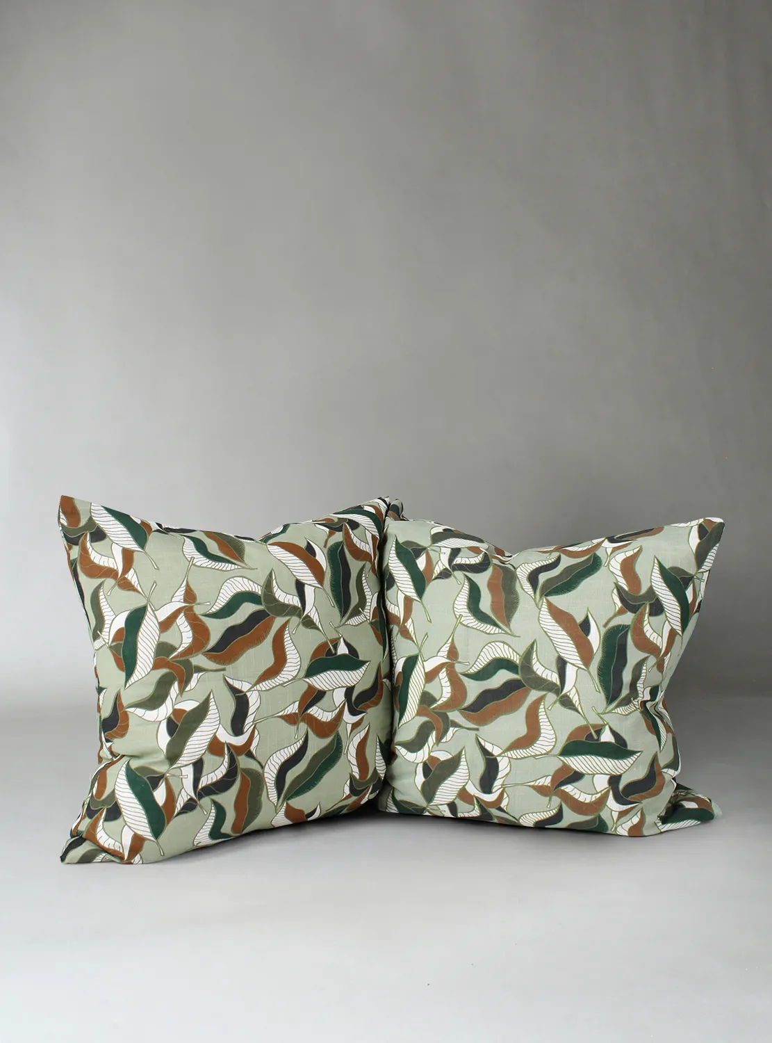 Housse de coussin lot de 2 - Amalie (vert)