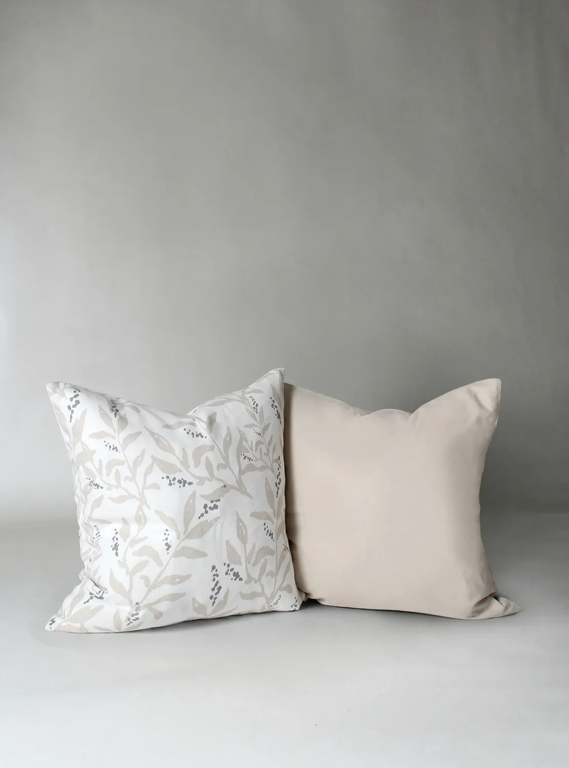 Housse de coussin lot de 2 - Katri (beige)