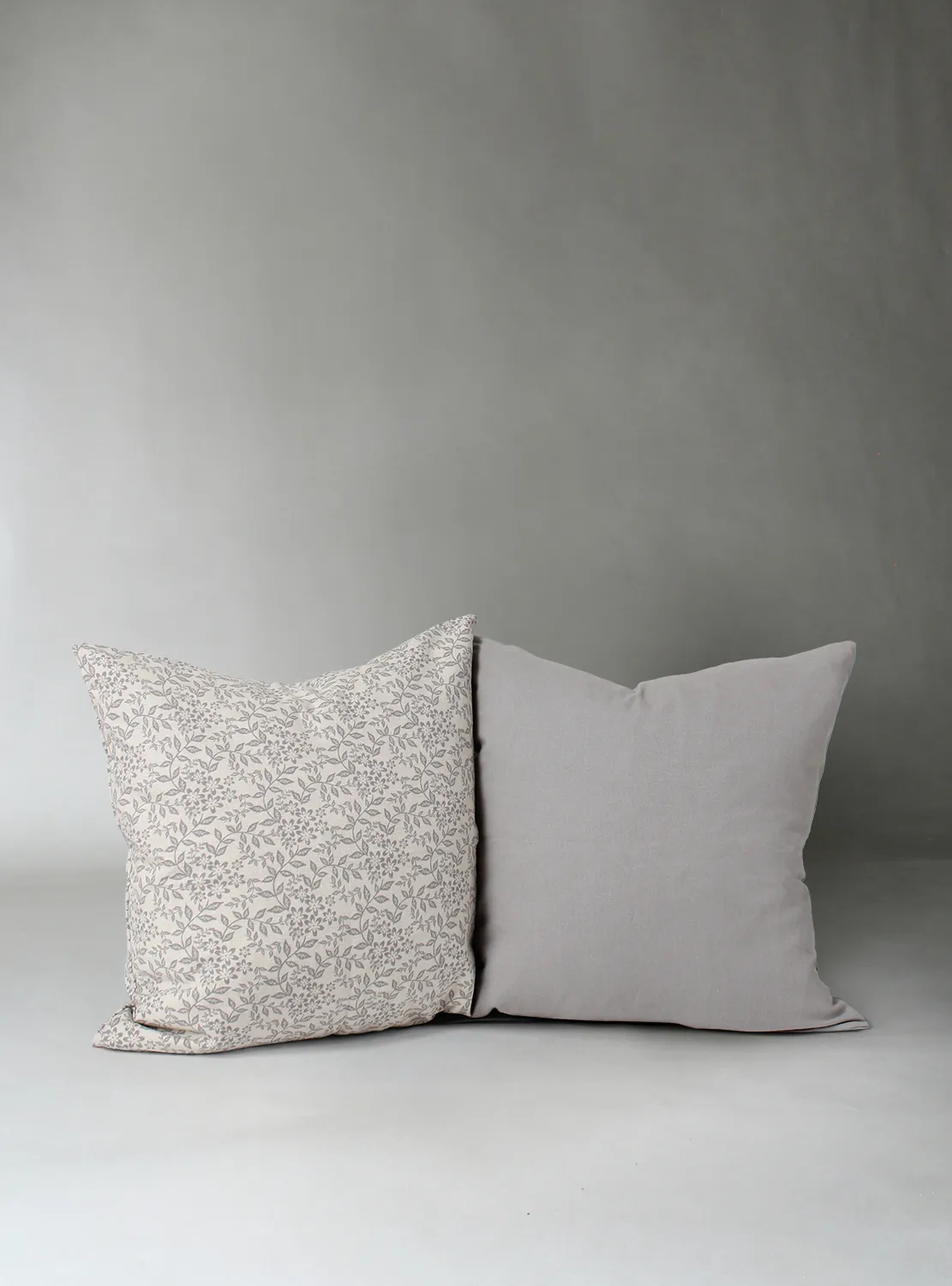 Housse de coussin lot de 2 - Lilja (gris)