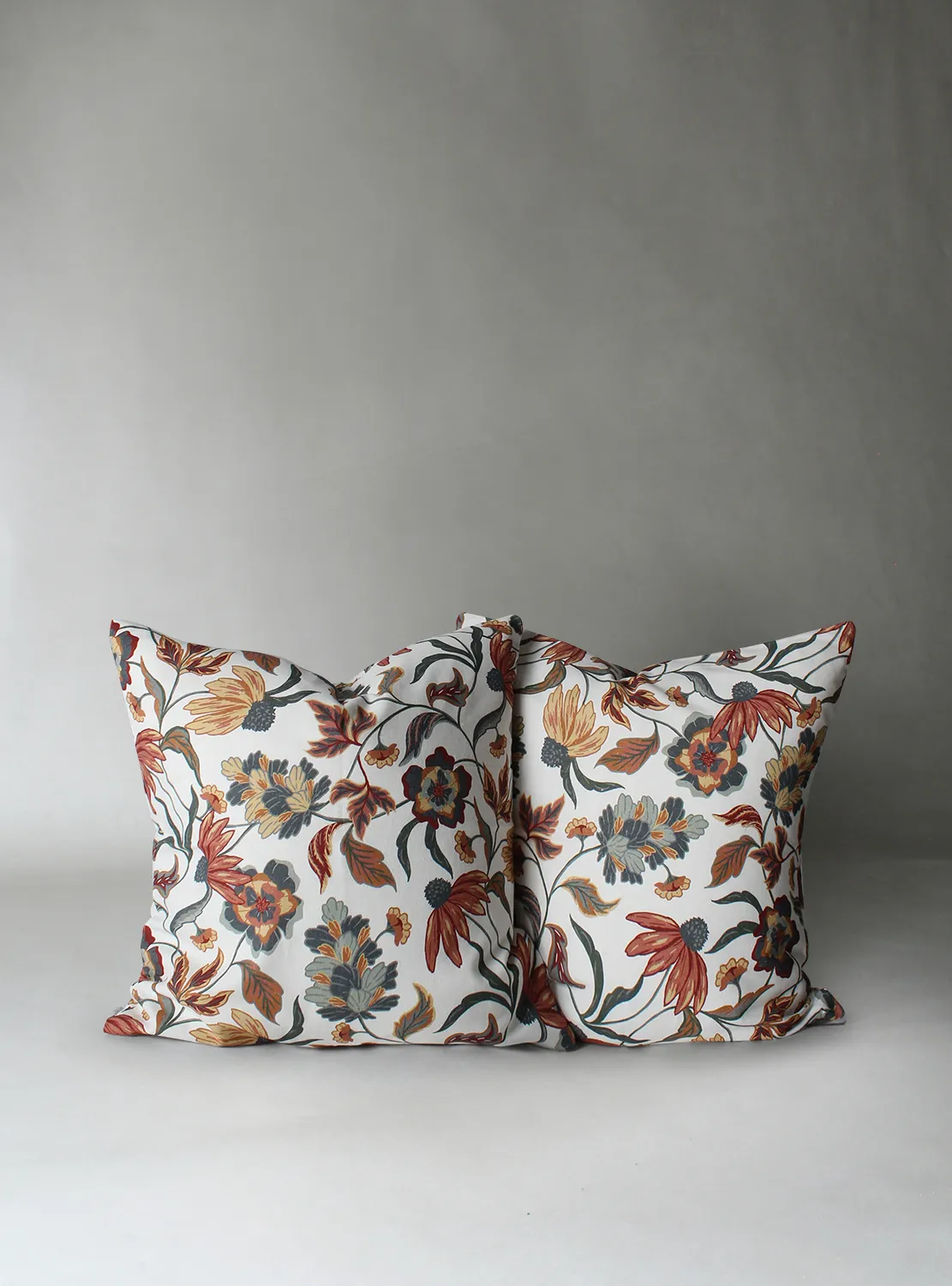 Housse de coussin lot de 2 Mathilde (rouille)