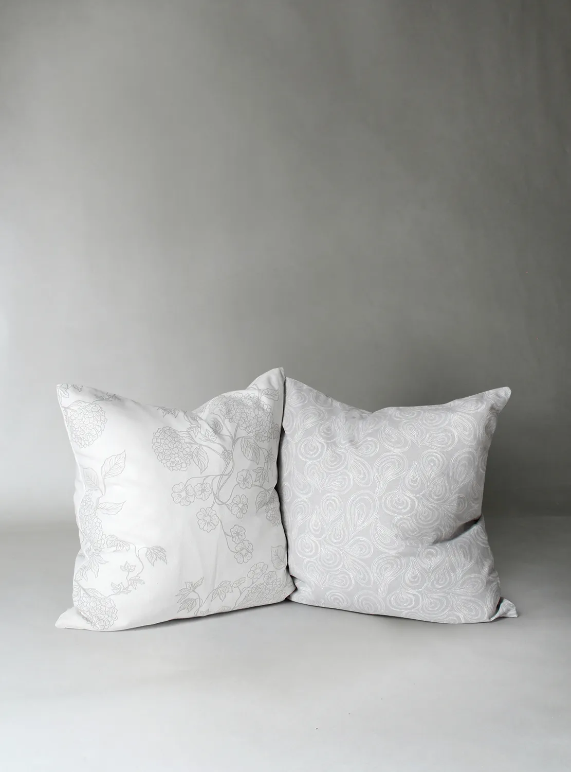 Housse de coussin lot de 2 - Merja (gris)
