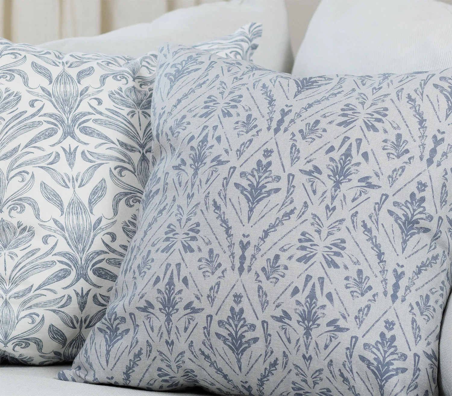 Housse de coussin lot de 2 - Helmi (bleu)