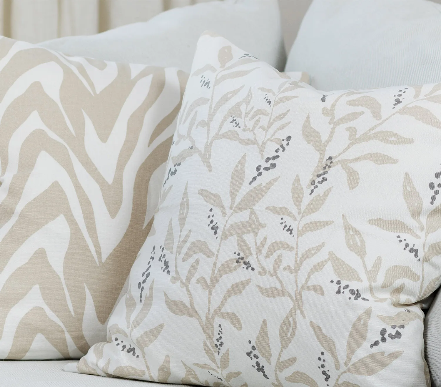 Housse de coussin lot de 2 - Laura (beige)