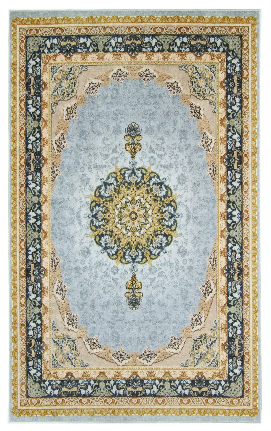 Tapis Wilton - Lukla (bleu)