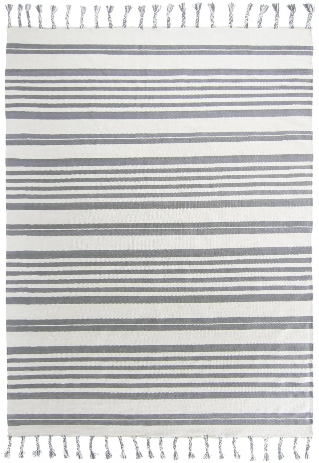 Tapis en coton - Lehi (gris)
