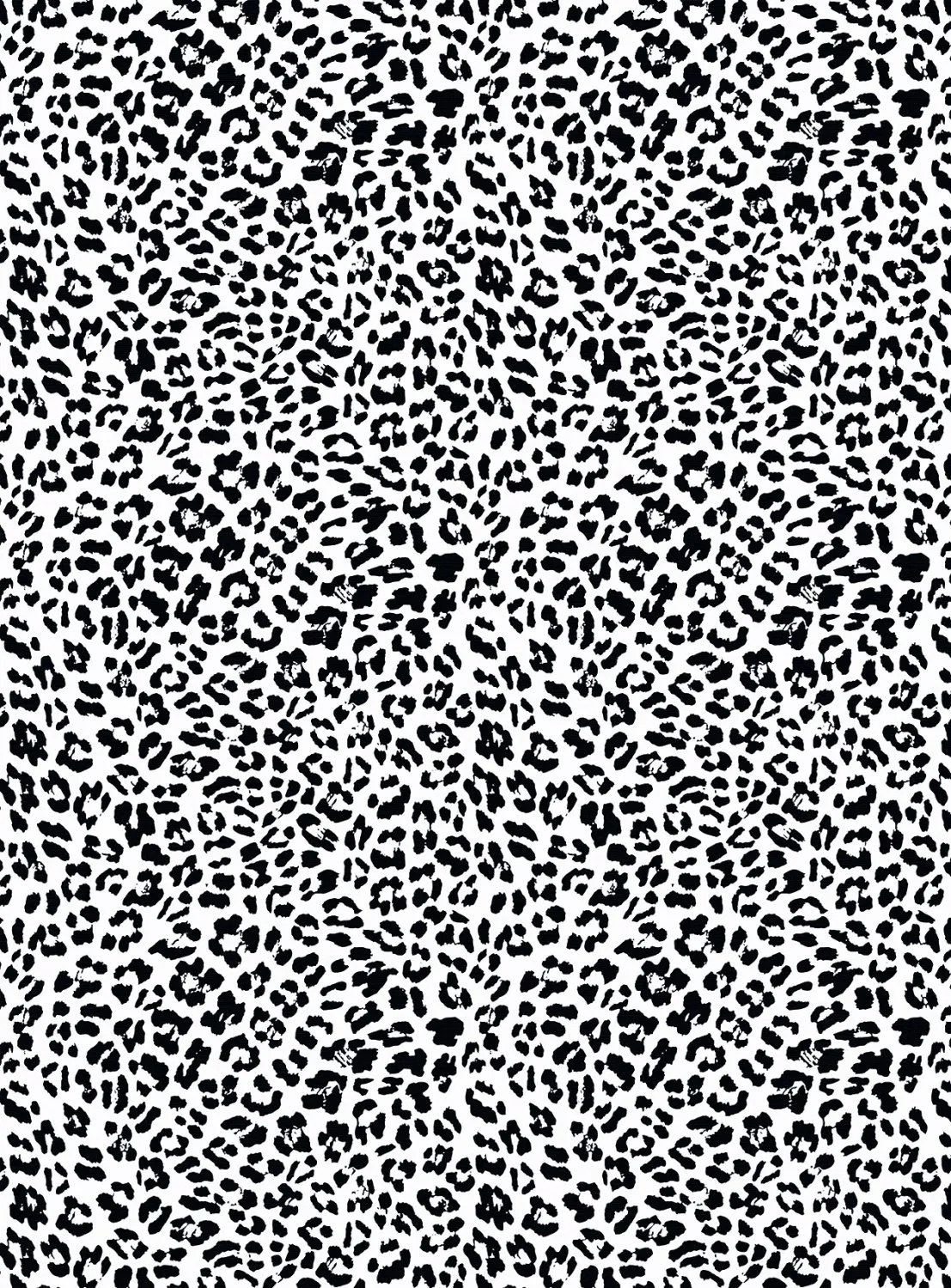 Tapis Wilton - Leopard (noir/blanc)