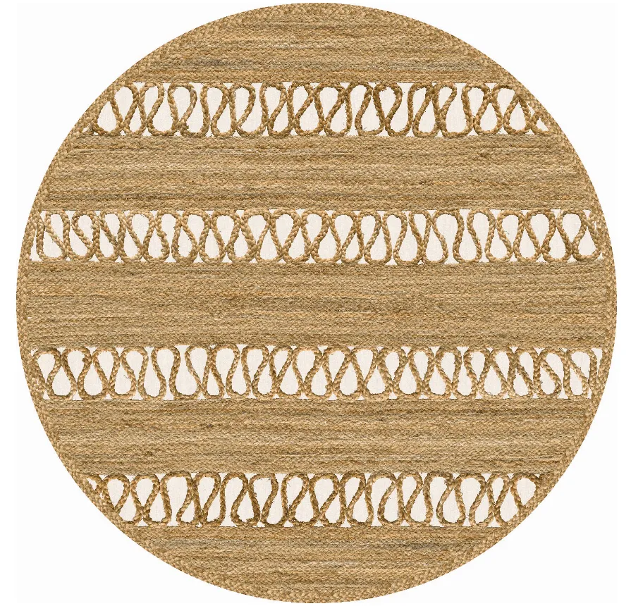 Tapis rond - Levie (beige)
