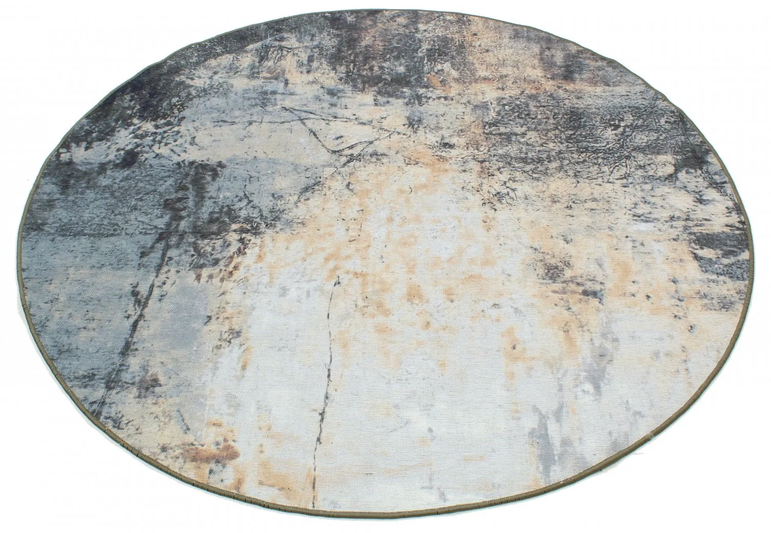 Tapis rond - Melazzo (gris/multicolore)