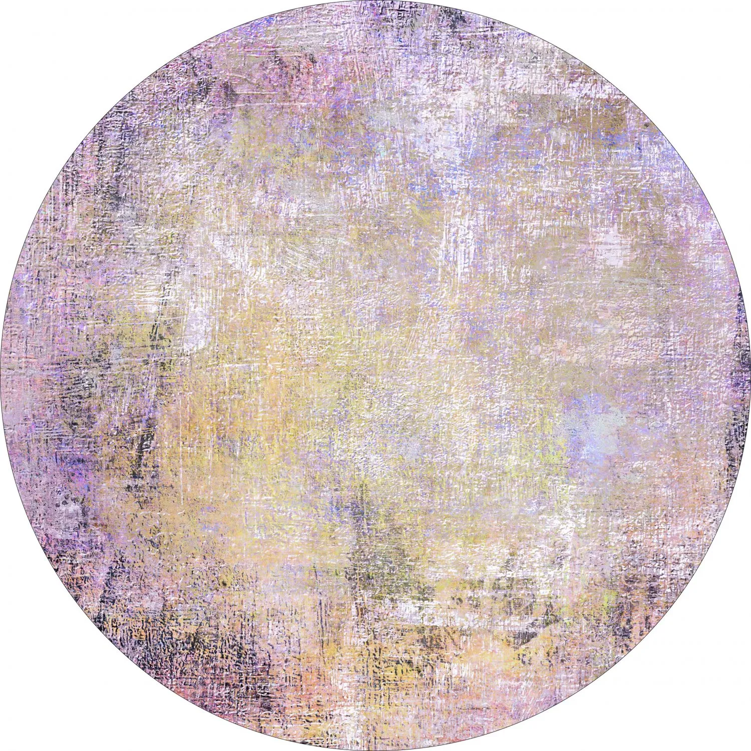 Tapis rond - Loures (violet)